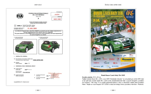 ŠKODA MOTORSPORT - soutěžní a závodní vozy na plakátech a v prospektech, 1945-2023