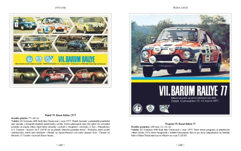 ŠKODA MOTORSPORT - soutěžní a závodní vozy na plakátech a v prospektech, 1945-2023