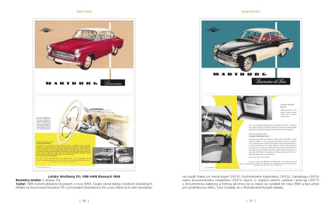 Mototechna 2 - tuzemská i dovážená osobní vozidla na plakátech a v prospektech, 1949-1990
