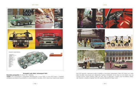 Mototechna 2 - tuzemská i dovážená osobní vozidla na plakátech a v prospektech, 1949-1990